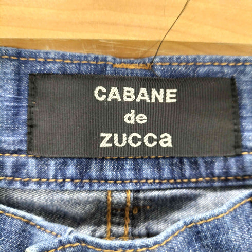 カバンドズッカ CABANE de ZUCCa ベルトデザイン ボタンフライデニムパンツ メンズ JPN:S